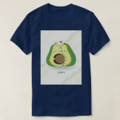 Avocado-liefde 21 t-shirt (Design voorkant)