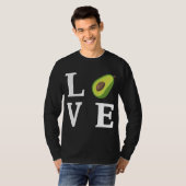 Avocado - Liefde Avocado eten T-shirt (Voorkant volledig)