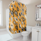 Avocado Liefde: Biologische  Stijl Douchegordijn (In situ)