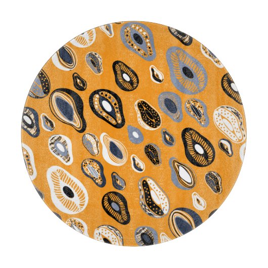 Avocado Liefde: Biologische  Stijl Snijplank (Voorkant)