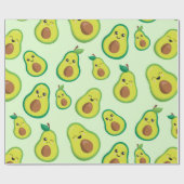 Avocado Liefde Cadeaupapier (Vlak)
