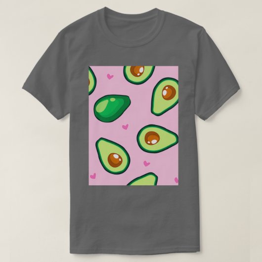  avocado-liefdespatroon t-shirt (Design voorkant)