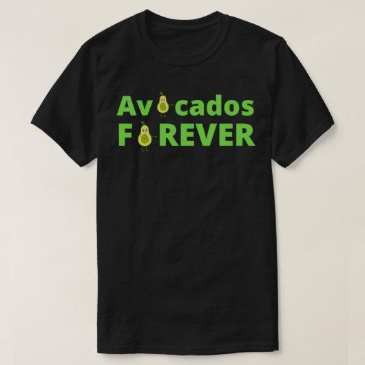 Avocado-liefhebbers voor altijd t-shirt (Design voorkant)