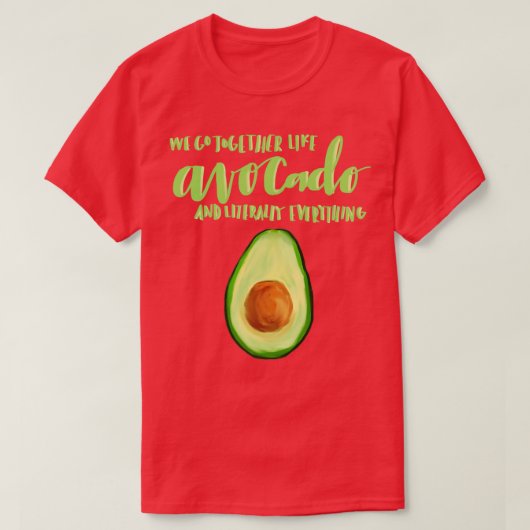 Avocado Life T-shirt (Design voorkant)