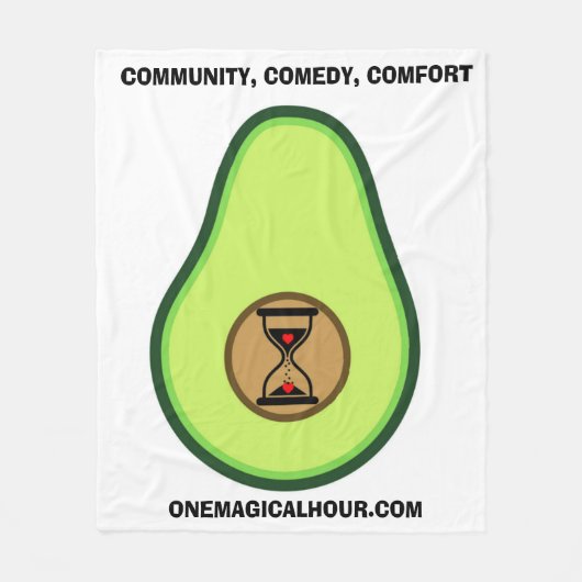 Avocado Logo Blanket Fleece Deken (Voorkant)