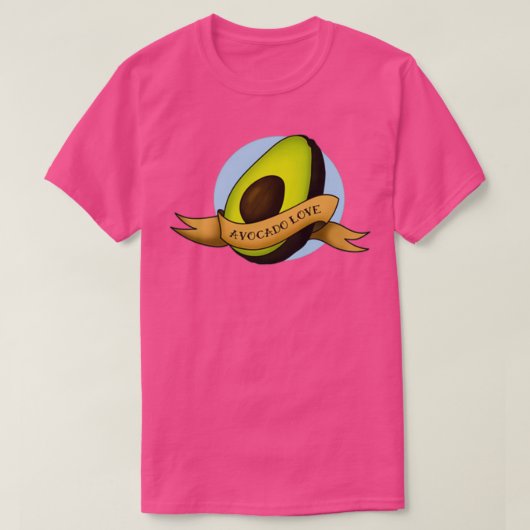 AVOCADO LOVE 2 1 T-SHIRT (Design voorkant)