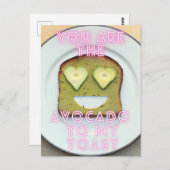 Avocado Love Bestie's Friend Briefkaart (Voorkant / Achterkant)