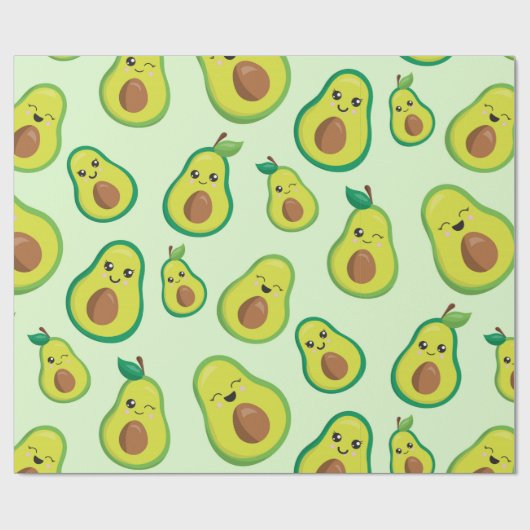 Avocado Love Cadeaupapier (Vlak)