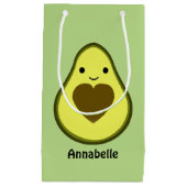 Avocado Love Cute Avocado met hartslag Klein Cadeauzakje (Voorkant)