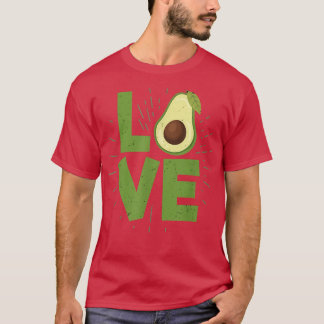 Avocado Love Funny Food Avocados Lover Vegan T-shirt