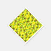 Avocado Love Pattern - Tasty Avocado Lover Servet (Hoek)