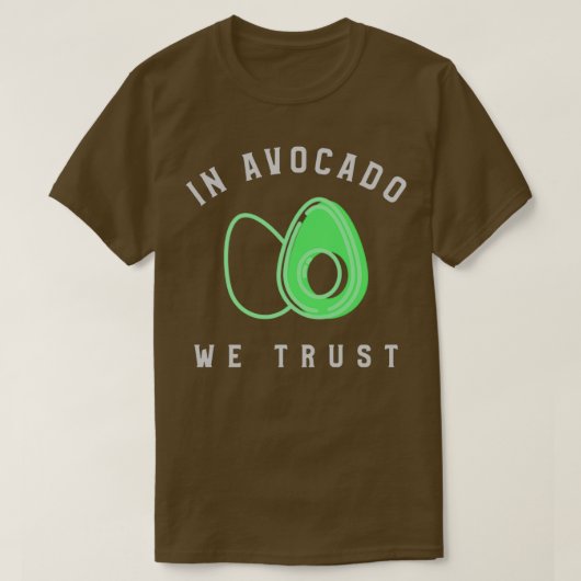 Avocado Lover Avocado Addict en Raw Veggies Junki T-shirt (Design voorkant)