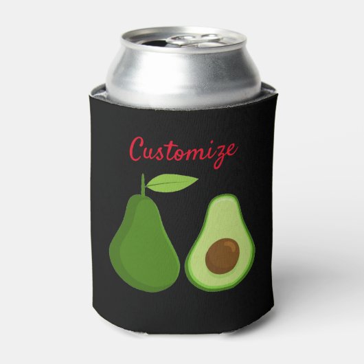 Avocado Lover Design Thunder_Cove Blikjeskoeler (Blikje Voorkant)