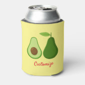 Avocado Lover Design Thunder_Cove Blikjeskoeler (Blikje Achterkant)
