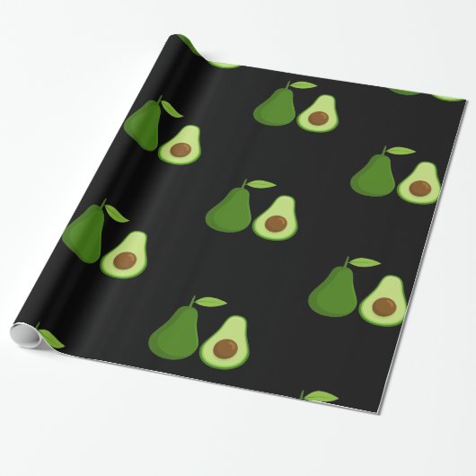 Avocado Lover Design Thunder_Cove Cadeaupapier (Uitgerold)