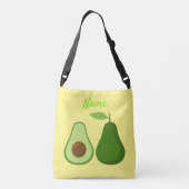 Avocado Lover Design Thunder_Cove Crossbody Tas (Achterkant)