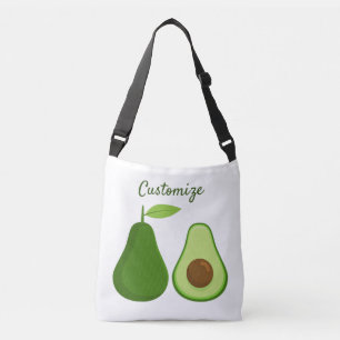Avocado Lover Design Thunder_Cove Crossbody Tas