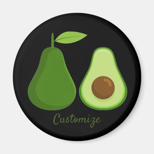 Avocado Lover Design Thunder_Cove Magneet (Voorkant)