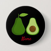 Avocado Lover Design Thunder_Cove Ronde Button 7,6 Cm (Voorkant)