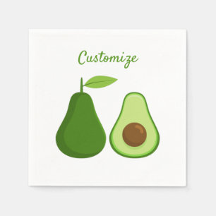 Avocado Lover Design Thunder_Cove Servet