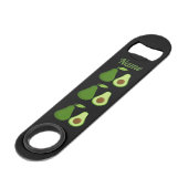Avocado Lover Design Thunder_Cove Speed Flessenopener (Voorkant Gekanteld)