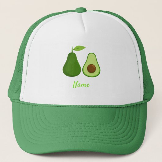 Avocado Lover Design Thunder_Cove Trucker Pet (Voorkant)