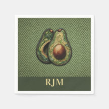 Avocado Lover Faux Borduurwerk