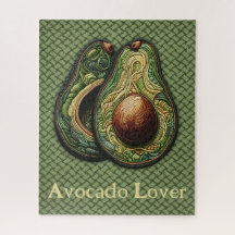 Avocado Lover Faux geborduurd