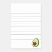 Avocado Lover Schattigee Cartoon Post-it® Notes (Voorkant)