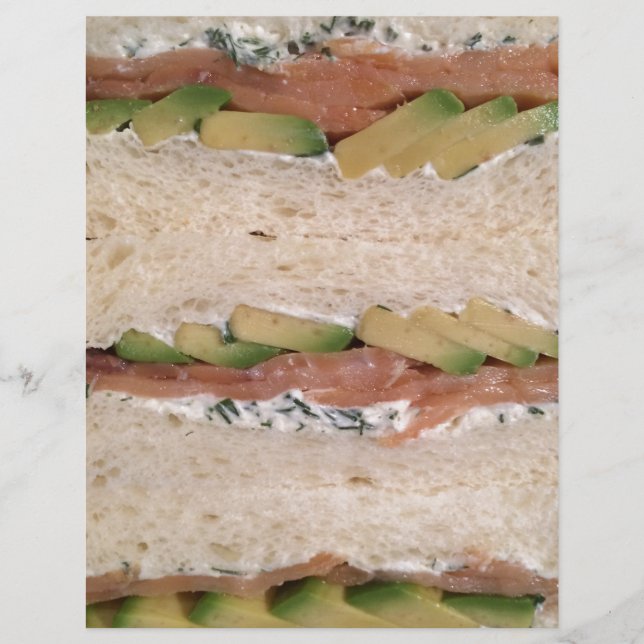 Avocado & Lox sandwich (Voorkant)