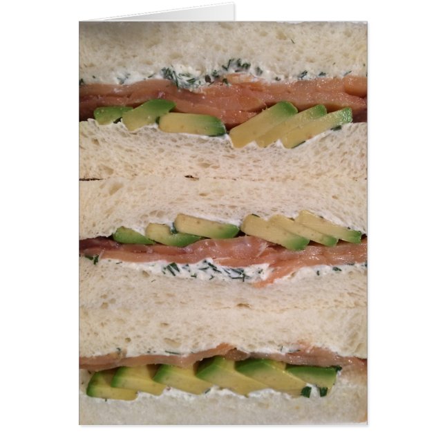 Avocado & Lox sandwich (Voorkant)