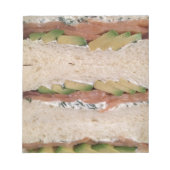 Avocado & Lox sandwich Notitieblok (Voorkant)