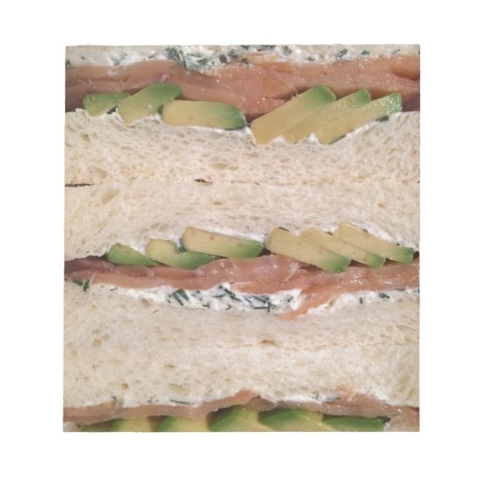 Avocado & Lox sandwich Notitieblok (Voorkant)