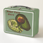 Avocado Lunch Box - Optionele personalisatie (Voorkant)