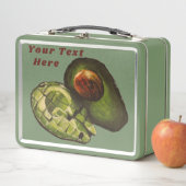 Avocado Lunch Box - Optionele personalisatie (In situ)