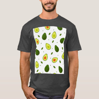 Avocado maakt het formulier leder t-shirt