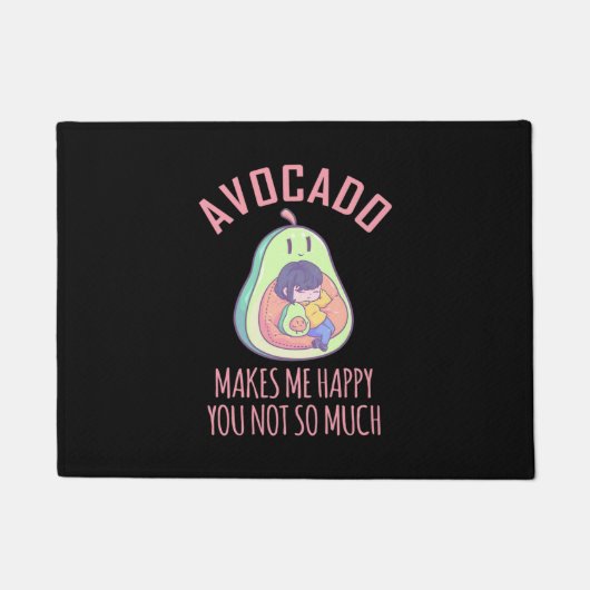 Avocado maakt me gelukkig deurmat (Voorkant)