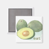 Avocado magneet (Voorkant / Achterkant)