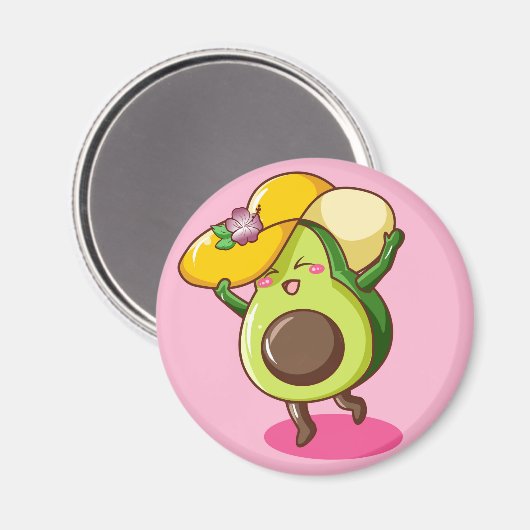 Avocado Magnet (Voorkant / Achterkant)