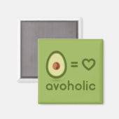 Avocado Magnet (Voorkant / Achterkant)