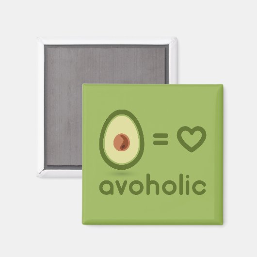 Avocado Magnet (Voorkant / Achterkant)
