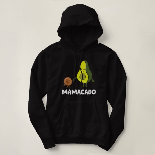 Avocado Mama Avocado Ma Funny Avocado Mamacado Hoodie (Design voorkant)