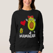 Avocado Mama Avocado Moeder Mamacado Avo Moederdag Trui (Voorkant)