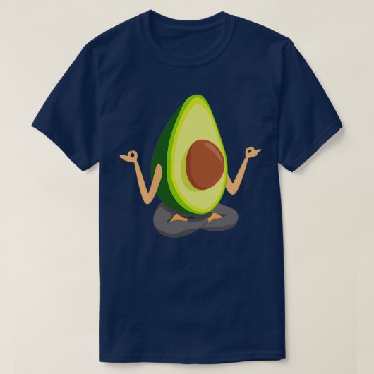 Avocado Meditation T-shirt (Design voorkant)