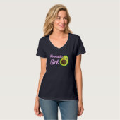Avocado Meisje Avocado Fruit Lover Guacamole Gezon T-shirt (Voorkant volledig)