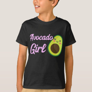 Avocado Meisje Avocado Fruit Lover Guacamole Gezon T-shirt