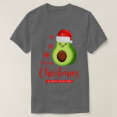 Avocado Merry Kerstmis 1 T-shirt (Design voorkant)