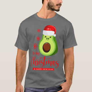 Avocado Merry Kerstmis 1 T-shirt