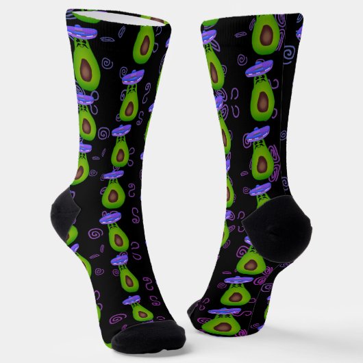 Avocado met Sombrero Sokken (Gebogen)