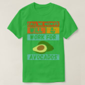 Avocado midechtgenote design avocado minnaar dit i t-shirt (Design voorkant)